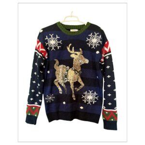 NWOT Navy JOYIN Christmas Sweater Size M (CON-P09)